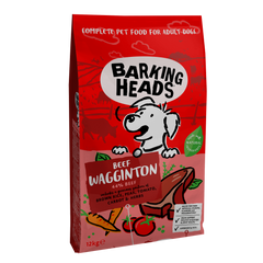 Barking Heads Beef Waggington - Корм для всіх порід собак з яловичиною та рисом, 12 кг