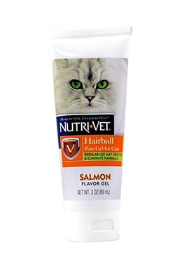 Nutri-Vet Hairball Salmon - Вывод ШЕРСТИ ЛОСОСЬ добавка для кошек, гель, 89 мл