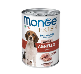 Monge Dog fresh lamb - Консервы с ягненком 400 г