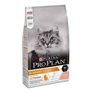 Pro Plan Elegant Adult - Сухой корм для кошек с чувствительной кожей с лососем