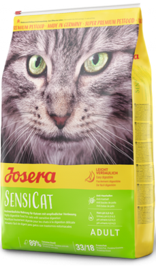 Josera SensiCat - Сухий корм для котів з чутливим травленням, 2 кг