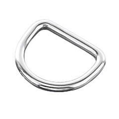 Sprenger D-Ring СПРЕНГЕР D-КОЛЬЦО для ошейника собак, нержавеющая сталь (Нержавіюча сталь ( 25х4мм))
