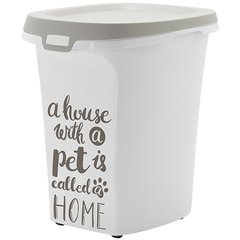 Moderna Pet Wisdom Trendy Story МОДЕРНА контейнер для хранения корма (Біло-сірий (38))