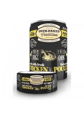 Oven-Baked Tradition беззерновой паштет со свежим мясом курицы для собак