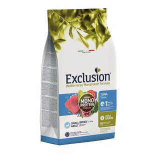 Exclusion Noble Grain Adult Tuna Small Breed - Монопротеїновий корм із тунцем для дорослих собак дрібних порід 500 г