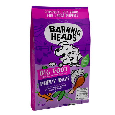 Barking Heads Puppy Days Large Breed - Корм для цуценят великих порід (курка, лосось)