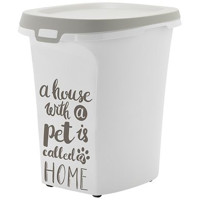 Moderna Pet Wisdom Trendy Story МОДЕРНА контейнер для зберігання корму (Біло-сірий (38))