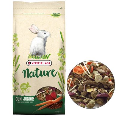 Versele-Laga Nature Cuni Junior - Суперпремиум беззерновой корм для крольчат, 0,7 кг