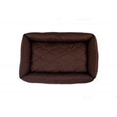 Harley & Cho Sofa Brown - Лежак коричневого цвета с усиленной поверхностью и бортами для собак L