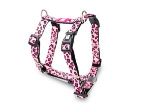 Шлейки для собак Max & Molly H-Harness Leopard Pink с леопардовым принтом, M