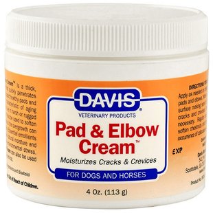 Davis Pad & Elbow Cream - Дэвис Крем заживляющий для лап и локтей собак и лошадей, 113 г