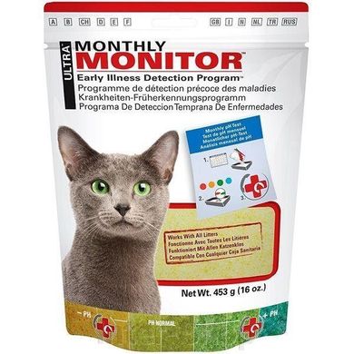 Litter Pearls МАНЗЛІ МОНІТОР (MonthlyMonitor) - индикатор рН мочи котов, 150 гр.