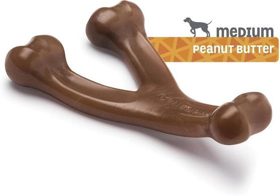 Benebone Wishbone peanut butter - Жувальна іграшка зі смаком арахісової пасти, M