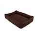 Harley & Cho Sofa Brown - Лежак коричневого кольору з підсиленою поверхнею та бортами для собак L фото 3