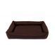 Harley & Cho Sofa Brown - Лежак коричневого кольору з підсиленою поверхнею та бортами для собак L фото 2