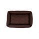 Harley & Cho Sofa Brown - Лежак коричневого кольору з підсиленою поверхнею та бортами для собак L фото 1