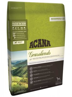 ACANA GRASSLANDS DOG Акана Граслендс для дорослих собак з ягням