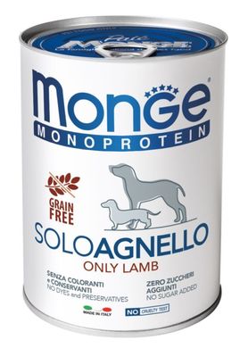 Monge Dog Solo 100% - Консерва для собак з ягням 150 г