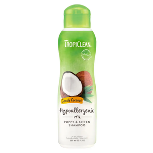 Шампунь гіпоалергенний для цуценят і кошенят TropiClean Gentle Coconut Pet &laquo;Ніжний кокос&raquo;, 355 мл