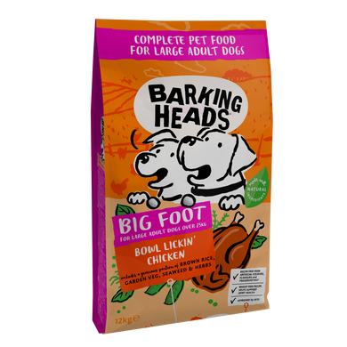 Barking Heads Bowl Lickin' Chicken Large Breed - Корм для великих порід (курка з рисом)