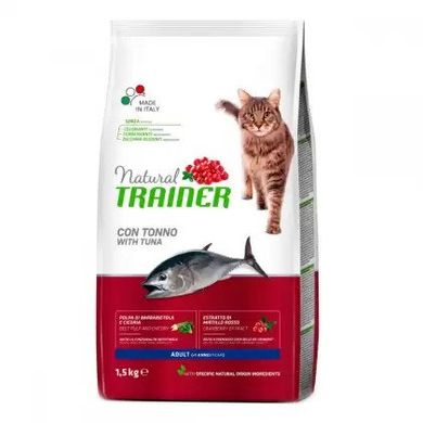 Trainer Natural Adult With Tuna - Сухий корм для дорослих котів з тунцем, 1,5 кг