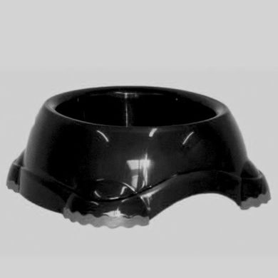 Moderna СМАРТ миска пластиковая для собак, №3, 1245 мл d-19 см, черный