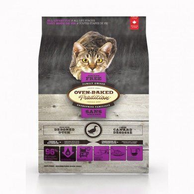 Oven-Baked Tradition - Овен-Бейкед сухой беззерновой корм для кошек с уткой 4,54 кг