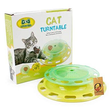 Love Pets Cat Turntable Интерактивная игрушка-кормушка для кошек