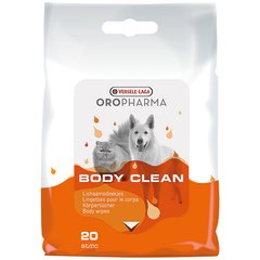 Versele-Laga Oropharma Body Clean ВЕРСЕЛЕ-ЛАГА БОДІ КЛІН очищувальні серветки для собак та котів ()