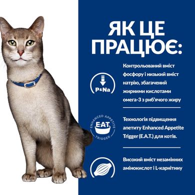 Hill's Prescription Diet Feline k/d - Хилс сухой корм - заболевание почек, почечная недостаточноть, сердечная недостаточноть