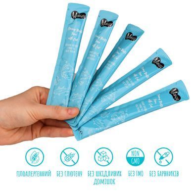 Ласощі кремові для котів Mavsy TUNA & COD з тунцем та тріскою, 15 г (30 шт)