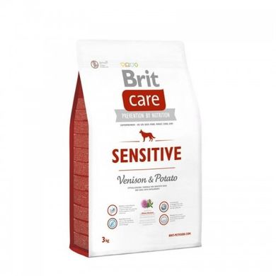 Brit Care Sensitive Venison & Potato - Сухий корм для дорослих собак з чутливим травленням з олениною та картоплею