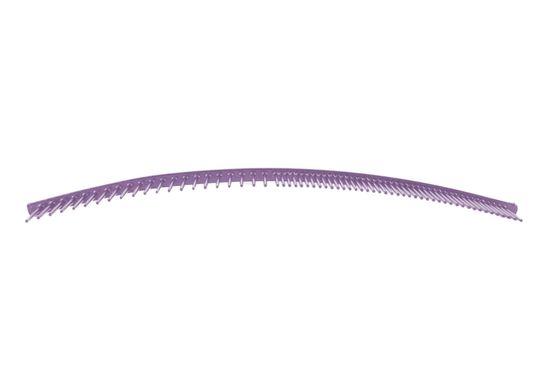 Show Tech Curved Combi Comb - Purple Comb Зігнутий гребінь для кудрявої шерсті (фіолетовій), 19 см