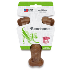 Benebone Wishbone Bacon - Жувальна іграшка зі смаком бекону, S