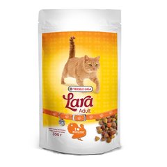Lara Adult with Turkey & Chicken - Сухой премиум корм для активных котов, индейка и курица, 350 г