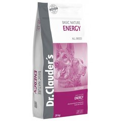 Dr.Clauder's Basic Nature Energy Сухой корм для взрослых собак всех пород с высокими энергетическими потребностями, 20 кг