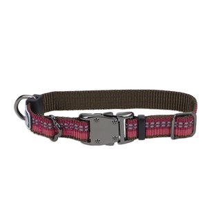 Coastal K9 Explorer Collar - Светоотражающий ошейник для собак Малиновый, 1,6 см * 20-30 см