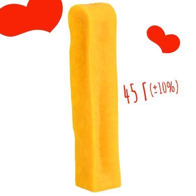 Жувальна паличка для собак Mavsy CHEESE STICK з сиром та куркумою, 45 г - 1 шт + 1 шт у подарунок