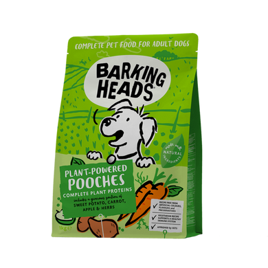 Barking Heads Plant-Powered Pooches - Сухой корм без мяса для собак всех пород (вегетарианський)