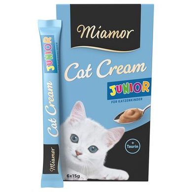Miamor Cat Cream - Ласощі для кошенят з таурином (6х15 г)