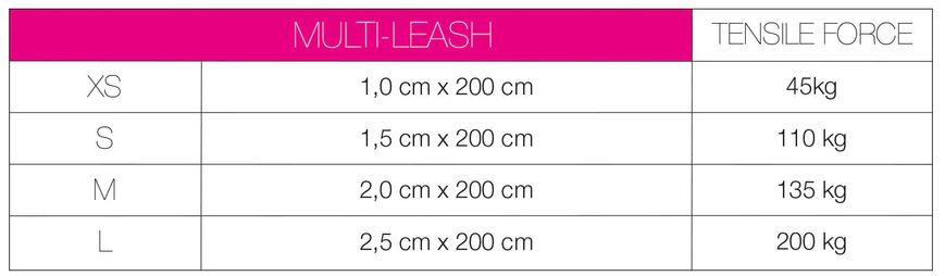 Поводок Multi-Function Leash - Leopard Pink M