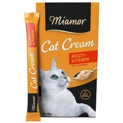Miamor Cat Snack Multi Vitamin Cream - Ласощі для зміцнення імунної системи у кішок (6х15 г)