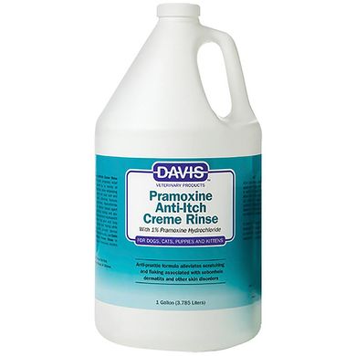 Davis Pramoxine Anti-Itch Creme Rinse - Дэвис Кондиционер от зуда с 1% прамоксин гидрохлоридом для собак и котов, 3,8 л