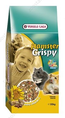 Versele-Laga Crispy Muesli Hamster & Cо зерновая смесь для хомяков, крыс, мышей, песчанок, 20кг