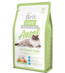 Brit Care Cat Angel I am Delighted Senior - Сухий гіпоалергенний корм з куркою та рисом для літніх кішок