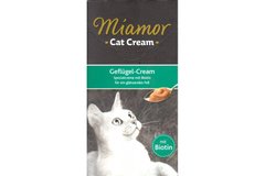 Miamor Cat Snack Biotin Cream Ласощі для кішок з біотином (6 стіків*15 г)