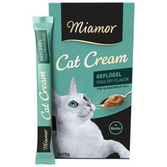Miamor Cat Snack Biotin Cream - Лакомство для кошек с биотином (6х15 г)