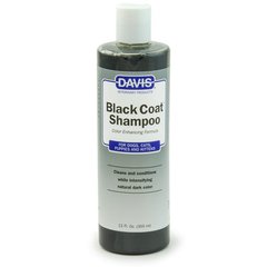 Davis Black Coat Shampoo - Шампунь для чорної шерсті собак, котів, концентрат, 355 мл