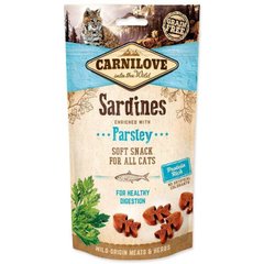 Carnilove Cat Semi Moist Snack - Снеки для котов с сардиной и петрушкой, 50 г