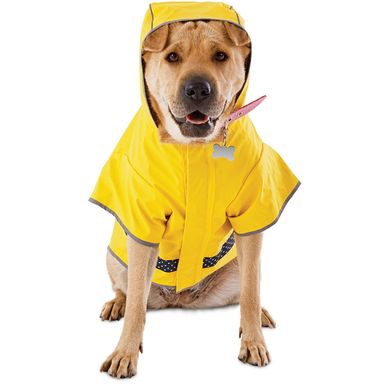 GF Pet Reversible raincoan yellow Двосторонній дощовик для собак жовтий